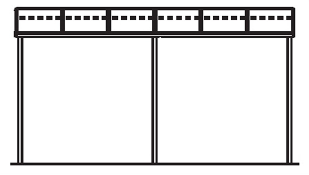 キロスタイルテラス R型屋根 1階用 3間（1.5間＋1.5間）×5尺 ポリカーボネート 積雪20cm対応 #2019年の新仕様 