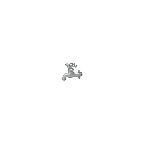 ニッコー 飾り蛇口 Ｆシリーズ クロス F203 『水栓柱・立水栓 蛇口 ニッコーエクステリア』 ベロアメッキ