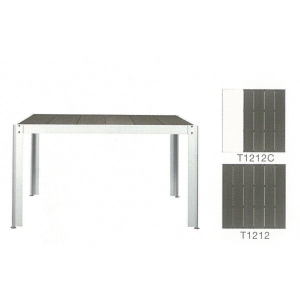 クレスコ クッキンガーデン 正方形テーブル（8人用） 人工大理石付き T1212 『ガーデンテーブルセット』 