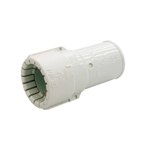 タカショー 径16保護管用カップリング （PF管-VE管） （ローボルト用） HEC-009W #49415600 『エクステリア照明 ライト』 