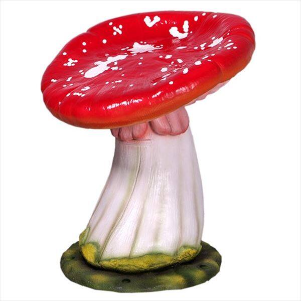 FRP キノコの椅子・一人掛け用 / Single Mushroom Seat fr160014 『植物オブジェ ベンチ 店舗・ホテル向け』 