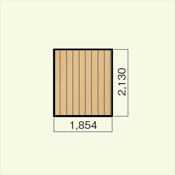 キロスタイルデッキ 木質樹脂タイプ 1間×7尺（2130） 幕板A 調整式束柱NL コーナーキャップ仕様 『ウッドデッキ 人工木』 