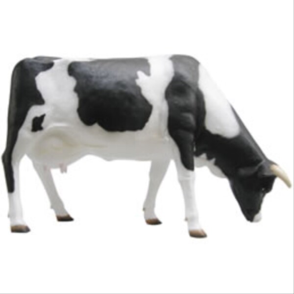 FRP お母さん乳牛 / Cow Grazing fr080098『動物園オブジェ アニマルオブジェ 店舗・イベント向け』 