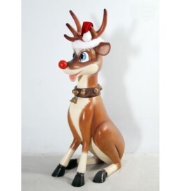 FRP こっけいな大トナカイ / Funny Reindeer 7ft. Fr140003 『クリスマスオブジェ 店舗・イベント向け』 