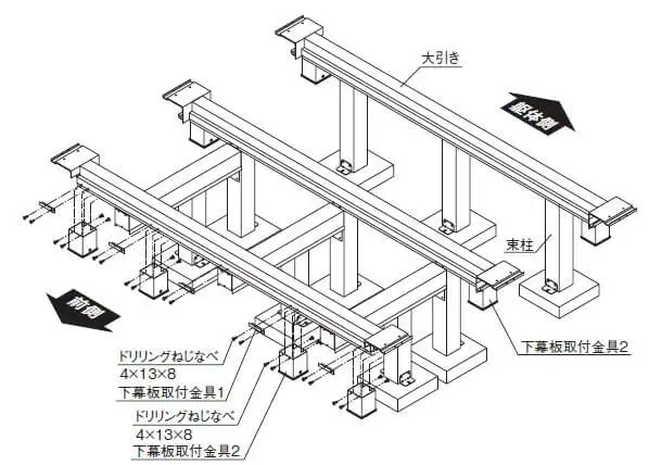 大引きの図面