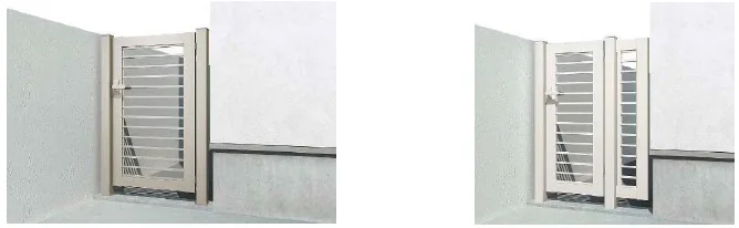 シンプレオ門扉K1型:横格子