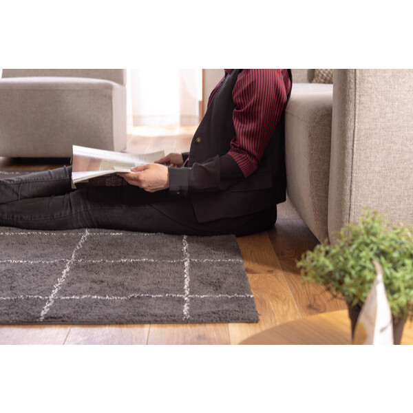 東谷 ラグ 185×185 TTR-183GY 約W185×H185㎝