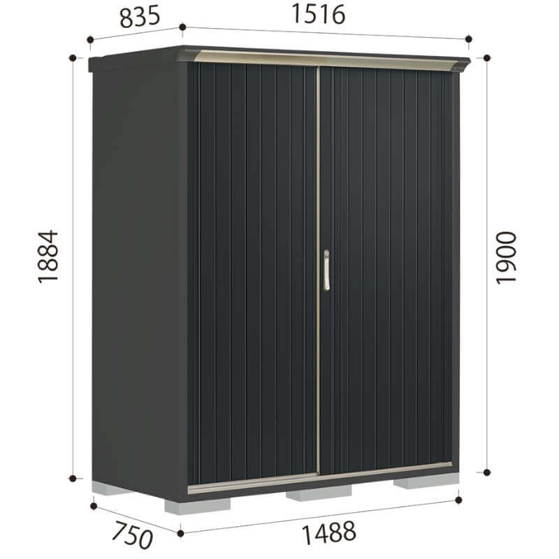 P-157AF 田窪工業所 タクボ物置 ペインタ グランプレステージ ジャンプ 全面棚タイプ 標準屋根 一般型 