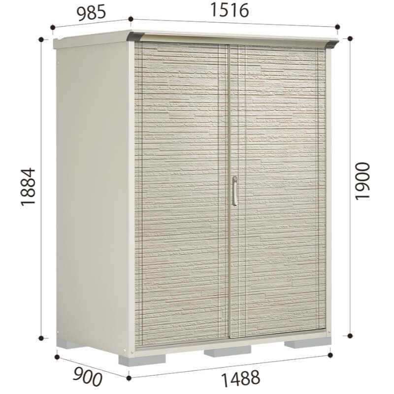 PY-159AF 田窪工業所 タクボ物置 ペインタ グランプレステージ ジャンプ 全面棚タイプ 標準屋根 一般型 