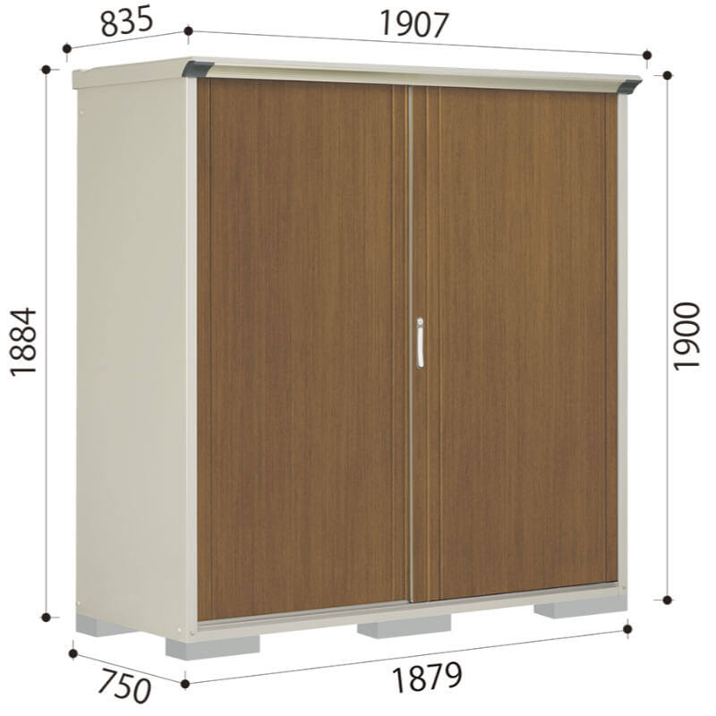 PY-197AF 田窪工業所 タクボ物置 ペインタ グランプレステージ ジャンプ 全面棚タイプ 標準屋根 一般型 