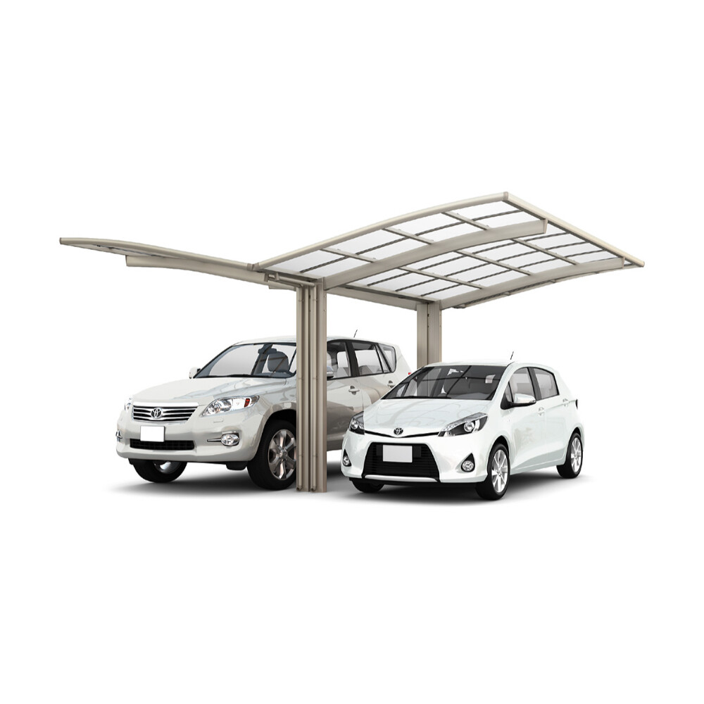 【商品のみ】 LIXIL リクシル ネスカR 1台用 Y合掌 24・30-54型 標準柱 H22 熱線吸収ポリカーボネート屋根使用 