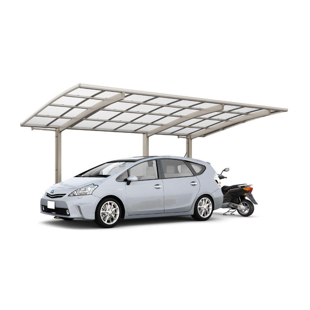 LIXIL リクシル フーゴR 1台用 延長 25-57・14型 H28柱 ポリカーボネート屋根材使用 