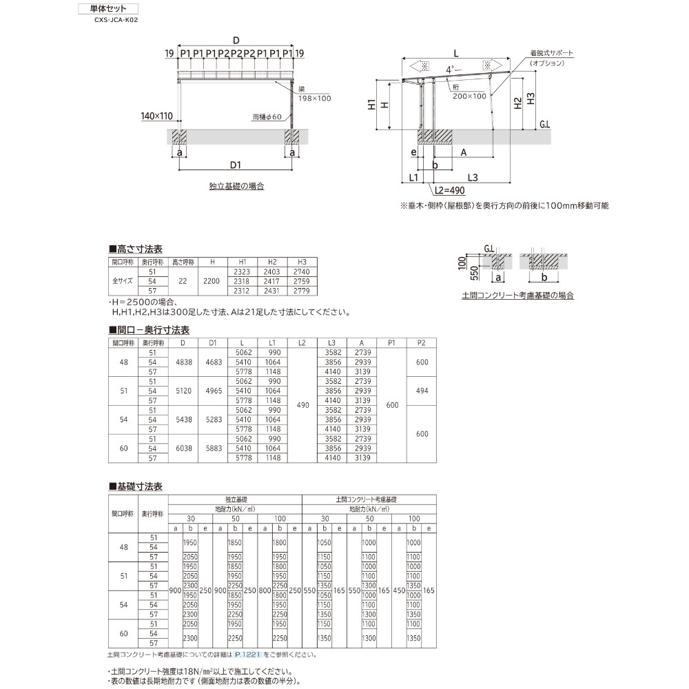 【商品のみ】カーポート 2台用 YKK YKKAP エフルージュ FIRST (ファースト) EX 600タイプ  単体セット 54-54 H22柱 遮光ポリカーボネート板 アルミ色