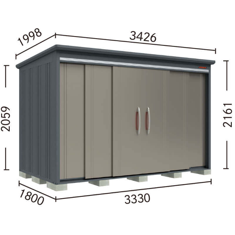 B-Z3318 タクボ物置 田窪工業所 BELOS ヴェロス 一般型 結露減少屋根 背面棚 【追加金額で取付工事可能】 