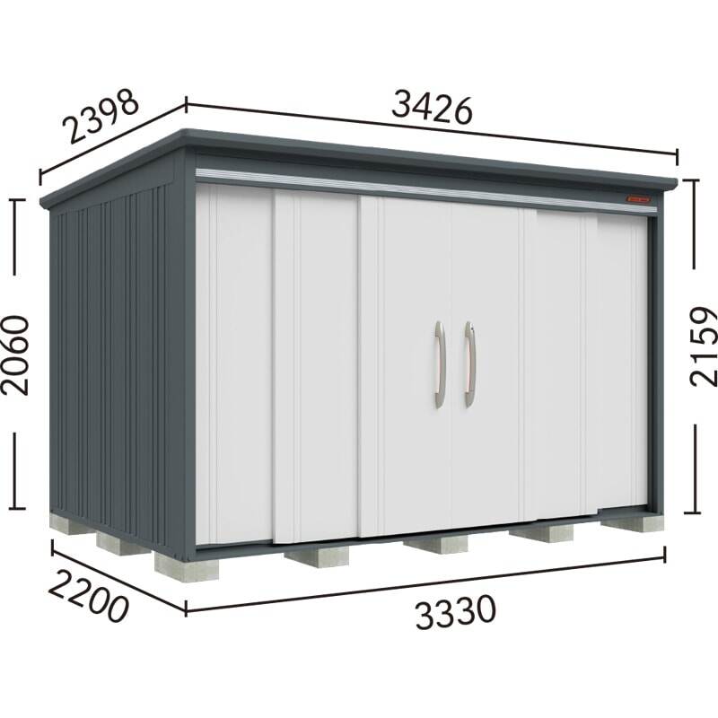 B-T3322 タクボ物置 田窪工業所 BELOS ヴェロス 多雪型 結露減少屋根 背面棚 【追加金額で取付工事可能】 