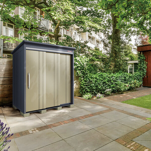 B-Z3322Y タクボ物置 田窪工業所 BELOS ヴェロス 一般型 結露減少屋根 側面棚 【追加金額で取付工事可能】 