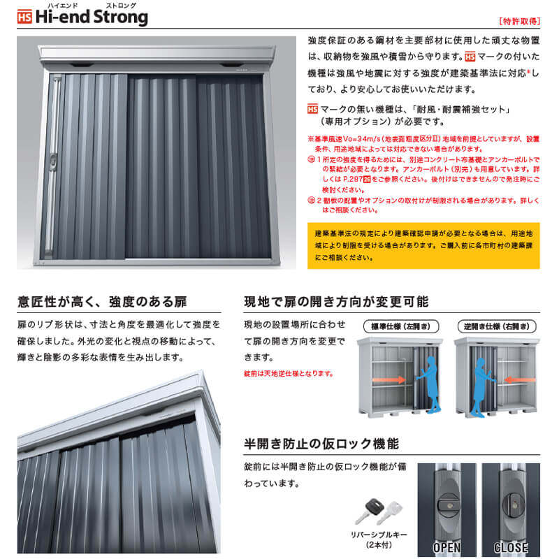 FS-2222S イナバ物置 稲葉製作所 FORTA フォルタ スタンダード 多雪型 「関西・九州・東北の一部地域限定商品」 