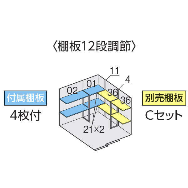 FS-2222S イナバ物置 稲葉製作所 FORTA フォルタ スタンダード 多雪型 「関西・九州・東北の一部地域限定商品」 