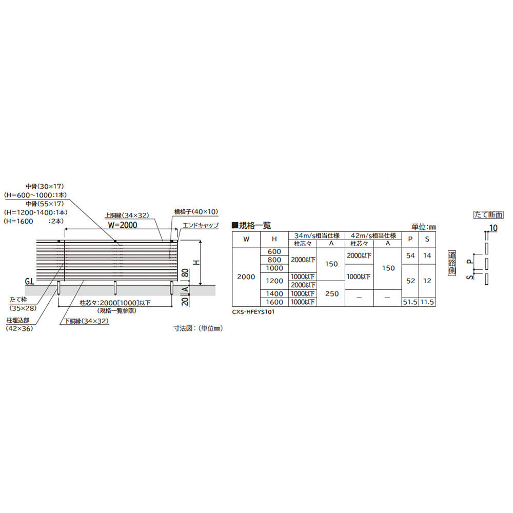 YKKAP YKK シンプレオフェンス YS1型 目隠しコーナー継手 1本入 T160 (H1600 高さ160cm) 
