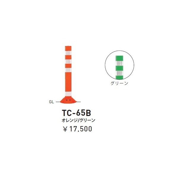 個人宅配送不可 帝金 TC-65B 接着剤・アンカｰ別途 Tコーン ベース式 H650 
