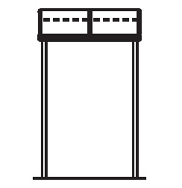 キロスタイルテラス R型屋根 1階用 1間×4尺 ポリカーボネート 積雪20cm対応 #2019年の新仕様 