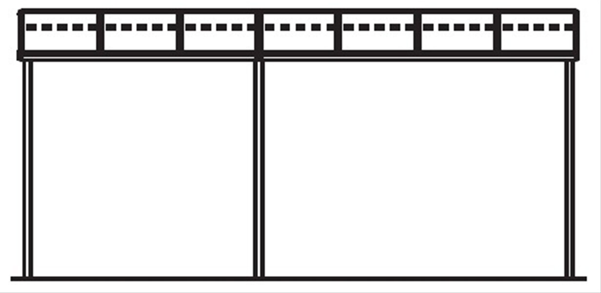 キロスタイルテラス R型屋根 1階用 3.5間（1.5間＋2間） ×4尺 ポリカーボネート 積雪20cm対応 #2019年の新仕様 