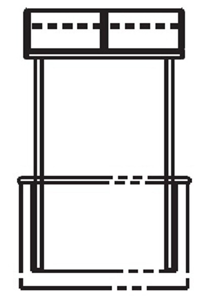 キロスタイルテラス R型屋根 2階用 1間×5尺 熱線遮断ポリカ 積雪20cm対応 ＊2階取付金具は別売#2019年の新仕様 