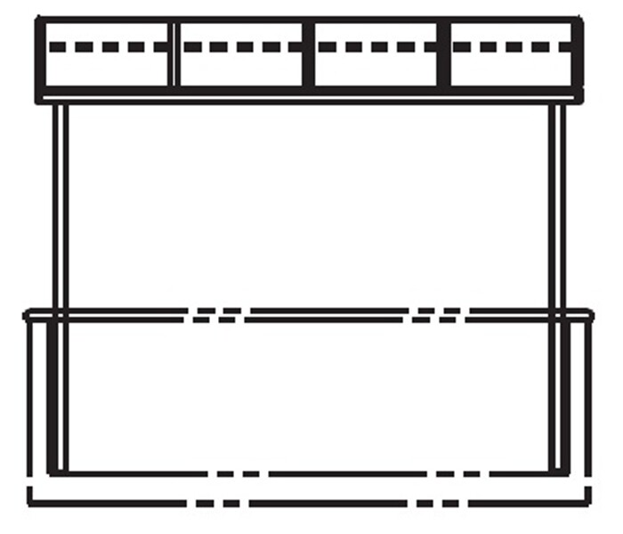キロスタイルテラス R型屋根 2階用 2間×7尺 熱線遮断ポリカ 積雪20cm対応 ＊2階取付金具は別売#2019年の新仕様 