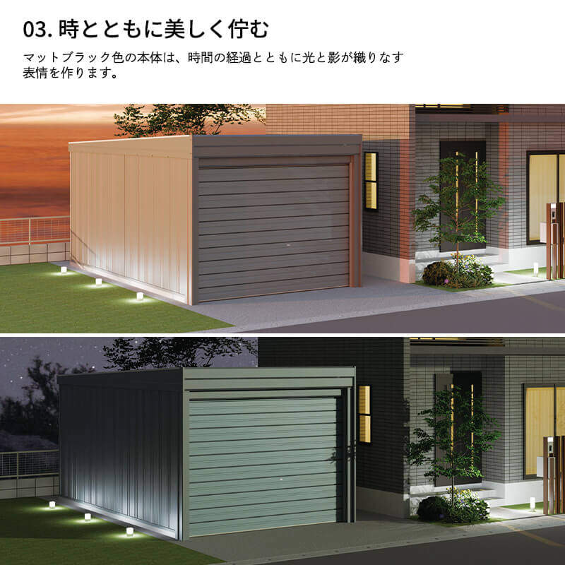 タクボ物置 ガレージ ベルフォーマ スクード XM-SZ3160-2 多雪型 結露減少屋根 オーバースライド扉 2台用 