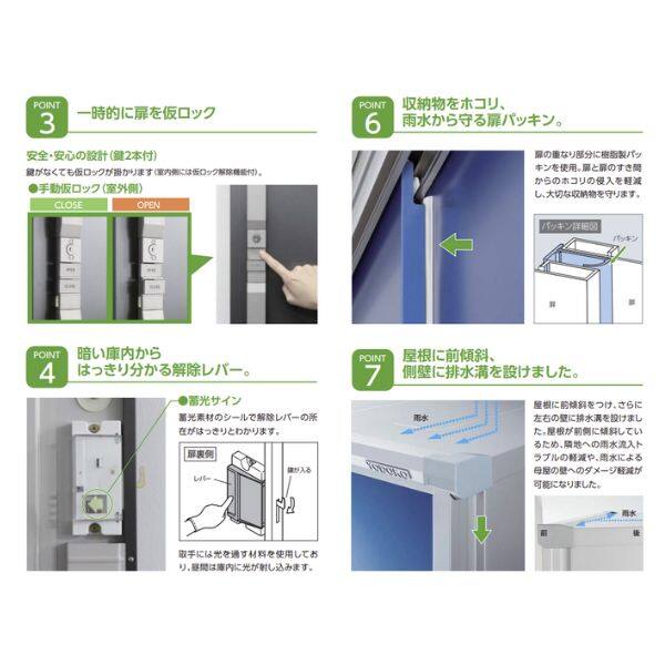 『東海エリア限定販売』ヨドコウ エスモ／ESF ESF-1809A  小型物置 