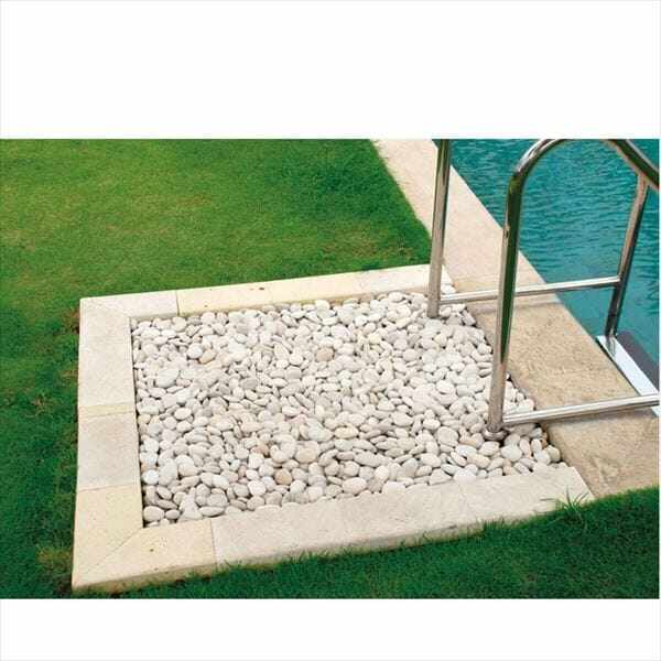 個人宅配送不可 オンリーワン ぺブルストーン ホワイト  1袋（20kg） NH2-PS-1S 