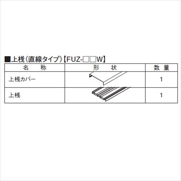 三協アルミ 形材フェンス フィオーレ用部材 W12 木調色 上桟（上桟・上桟カバー各1本） 木調色