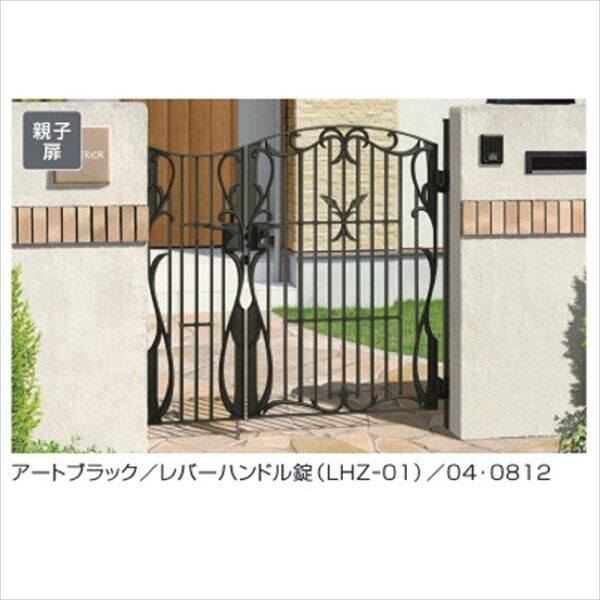 三協アルミ 門扉 フェアル 1型 親子開きセット 門柱タイプ 04・0812 #LHF-01錠仕様 15627201 キロ本店