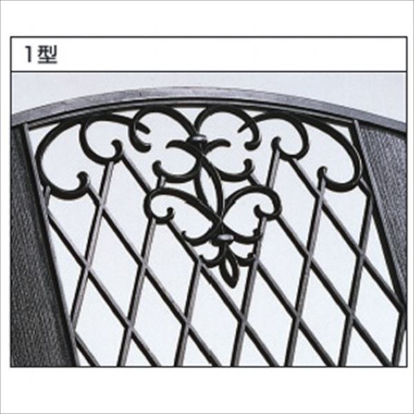 三協アルミ 門扉 キャスモア 1型 両開きセット 門柱タイプ 0610 #LHZ-01錠仕様 