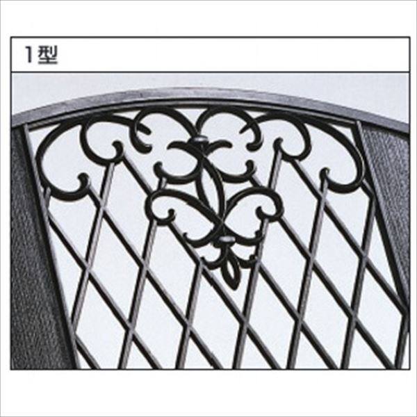 三協アルミ 門扉 キャスモア 1型 片開きセット 門柱タイプ 0612 #LHF-01錠仕様 