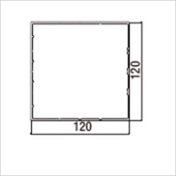 リクシル デザイナーズパーツ 枕木材 120×120 （L寸法：1750）マテリアルカラー木調 8TYD59□□ 『外構DIY部品』 