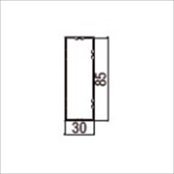 リクシル デザイナーズパーツ 枕木材 30×85 （L寸法：2300）マテリアルカラー 8TYF61□□ 『外構DIY部品』 