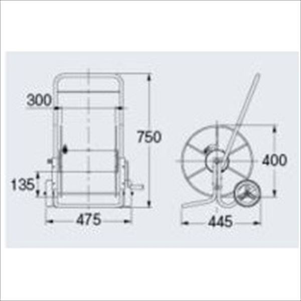カクダイ ホースリール・ハンガー ステンレスホースリール ＃553-031 