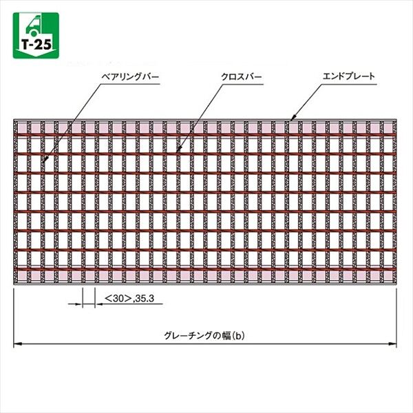 中部コーポレーション　国土交通省用　かさ上げ用溝蓋　適用荷重T-25　VG5K 75-412B 