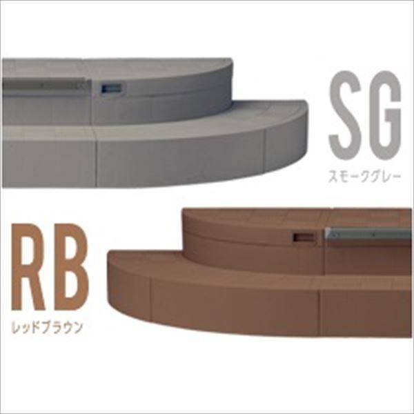 城東テクノ ハウスステップ Rタイプ 収納庫2個・ハウスステップ用取手付き CUB-8060W-3ST 