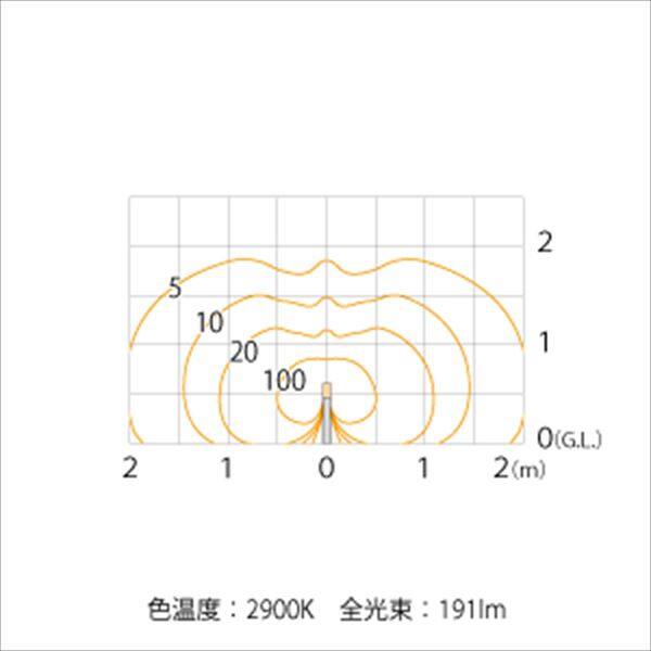 タカショー ポールライト（ローボルト） エクスレッズポールライト 4型 #73416000 HBC-D40K 『ローボルトライト』 『エクステリア照明 ライト』 ブラック