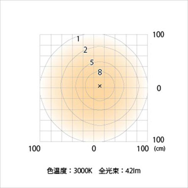 タカショー ミニポールライト（ローボルト） ガーデンポールライト 5型 #73799400 HBC-D48S シルバー