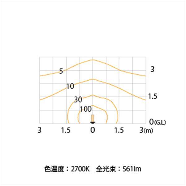 タカショー 和風ライト（100V） シンプルLEDスタンドライト和 1型 #71742200 HGD-D01K ブラック