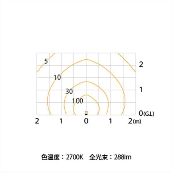 タカショー 和風ライト（100V） シンプルLEDスタンドライト和 5型 #71745300 HGD-D05K ブラック