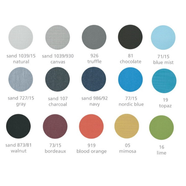 かじ新 RAUCORD COMO スタッキングチェア 『ガーデンチェア ガーデンファニチャー』 ＊クッション料金含みます ダークブラウン