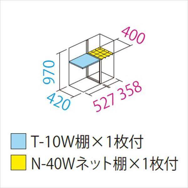 タクボ物置　GP／グランプレステージ　ジャンプ　GP-95DT　たて置きタイプ（ネット棚）　 