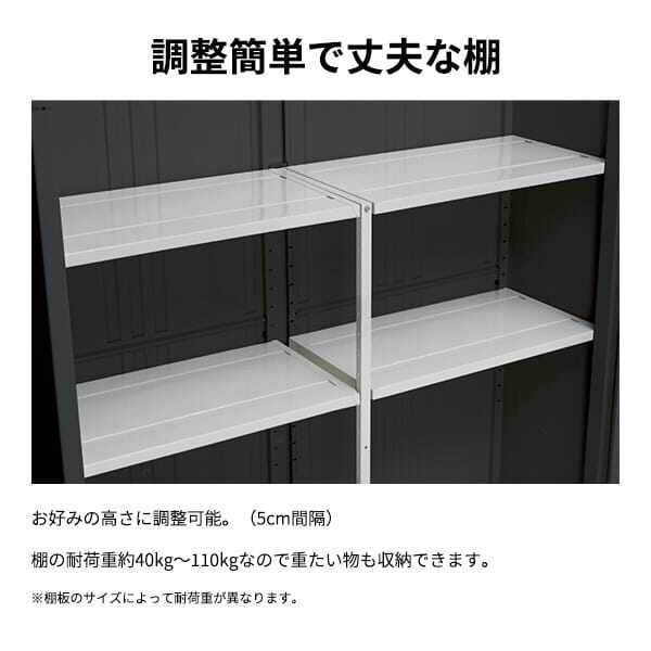 GP-157CF / GPY-157CF 田窪工業所 タクボ物置 GPシリーズ 小型物置（収納庫） グランプレステージ ジャンプ 全面棚タイプ 