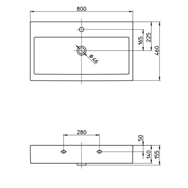 三栄水栓製作所 LAUFEN 洗面器 SL817436-W-104 