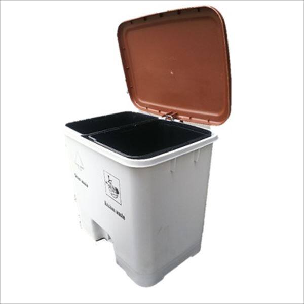 メタルテック 分別ごみ箱 ホワイト 『ダストボックス ゴミステーション 屋外』 