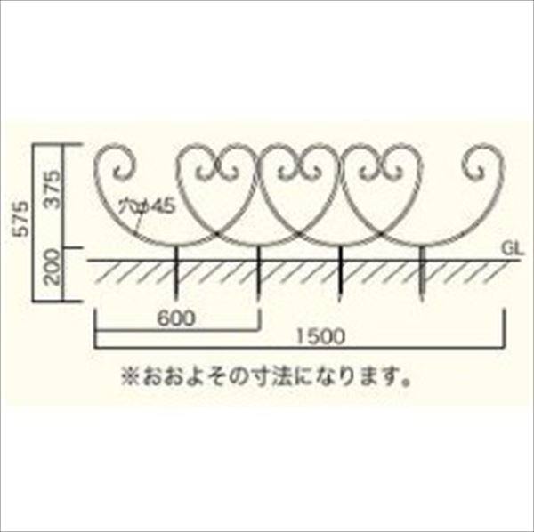 ジャービス商事　花壇フェンス　Y型　35310 